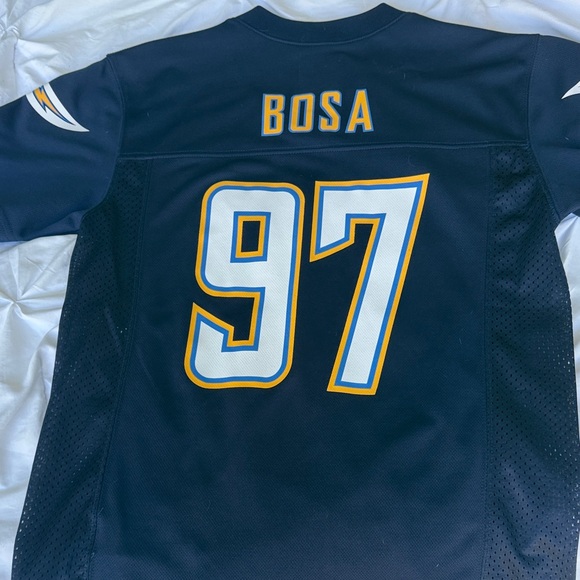 NFL CHARGERS Team Apparel Youth Navy Shirt - Picture 3 of 3